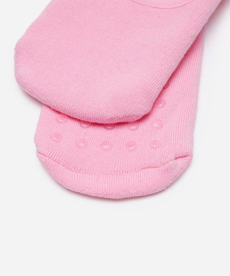 meia sapatilha boneca rosa