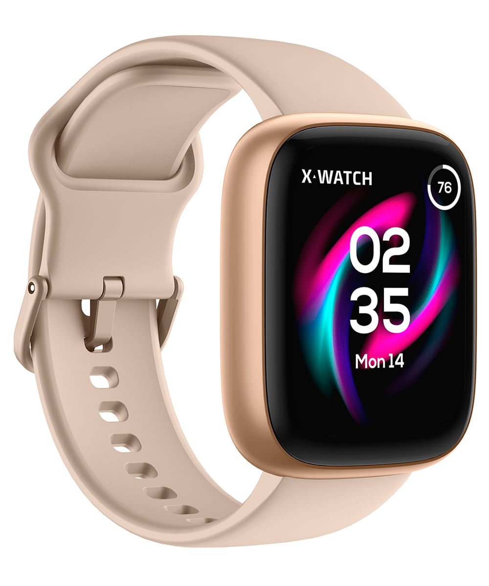 smartwatch feminino x watch xswuqpi003apxtx preto