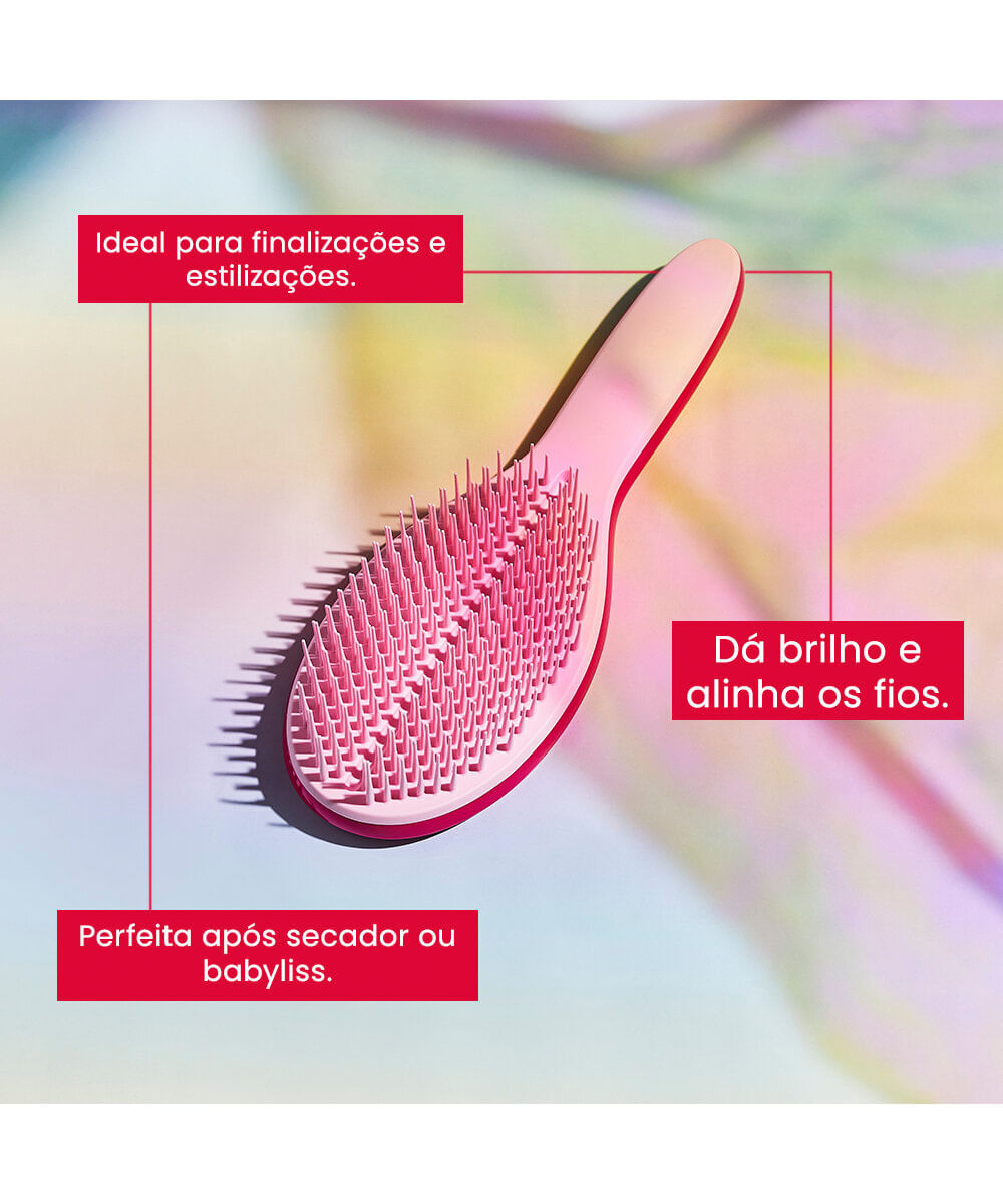 escova de cabelo tangle teezer para finalização the ultimate styler