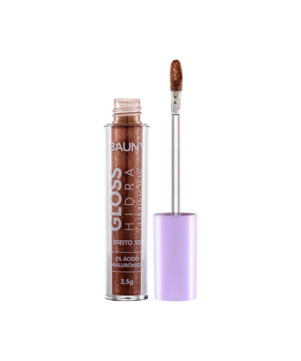 gloss labial bauny 3d cacau glow