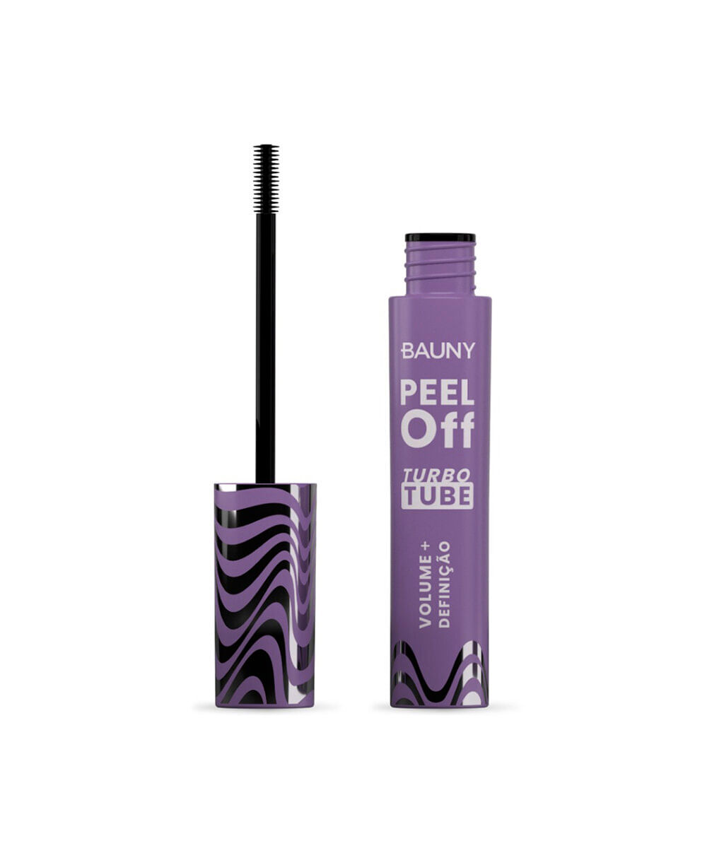 máscara de cílios bauny peel off turbo tube 5g