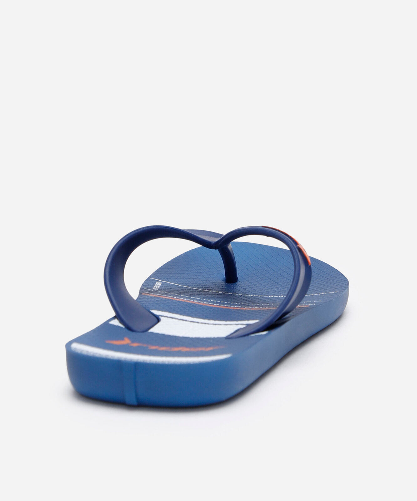 chinelo infantil com listras rider azul