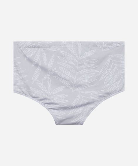 sunga masculina tradicional folhagem cinza