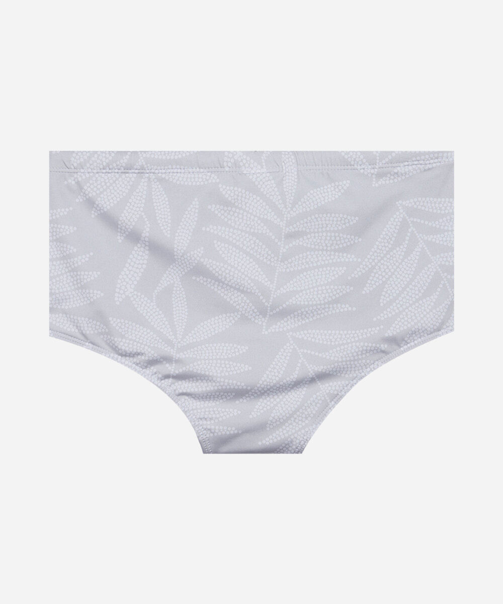 sunga masculina tradicional folhagem cinza