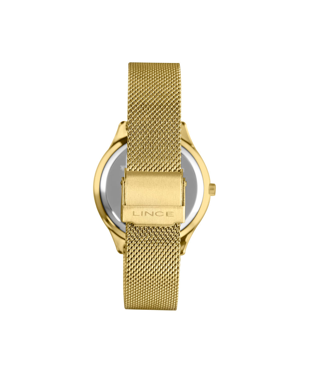 kit relógio feminino lince analógico lrgm030l38 s2kx pj dourado