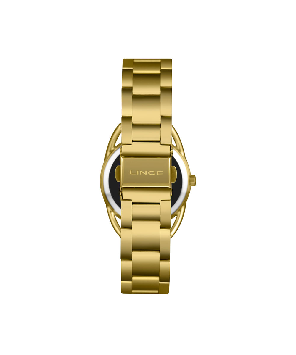 kit relógio feminino lince analógico lrgh256l33 s2kx pj dourado