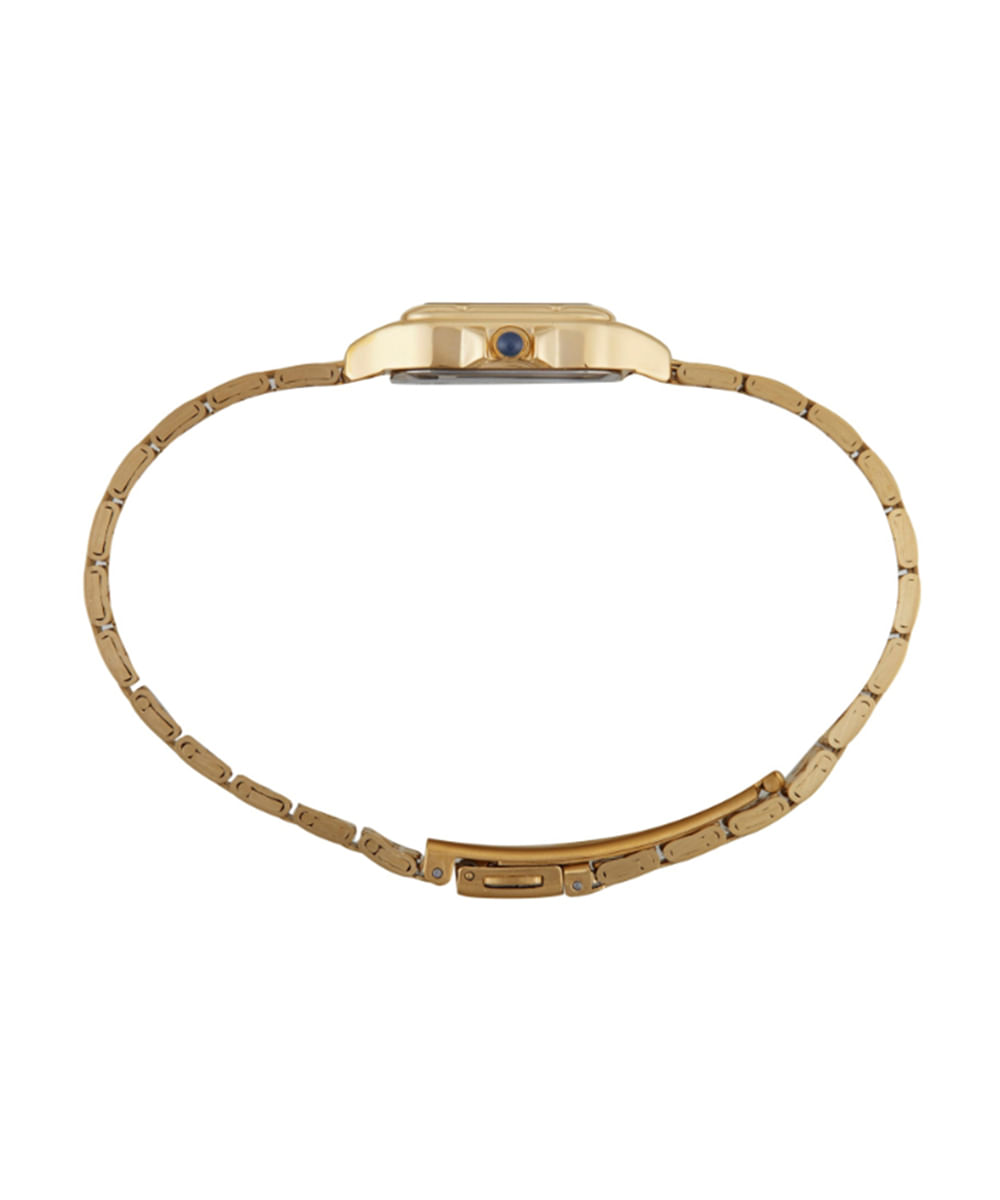 kit relógio feminino mondaine analógico 32777lpmvde1ka dourado