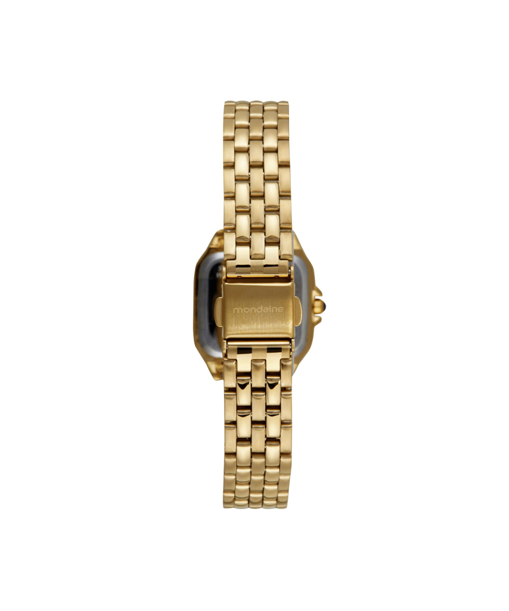 kit relógio feminino mondaine analógico 32777lpmvde1ka dourado