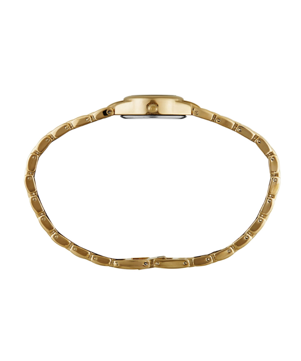 kit relógio feminino mondaine analógico 99782lpmvdm1kc dourado