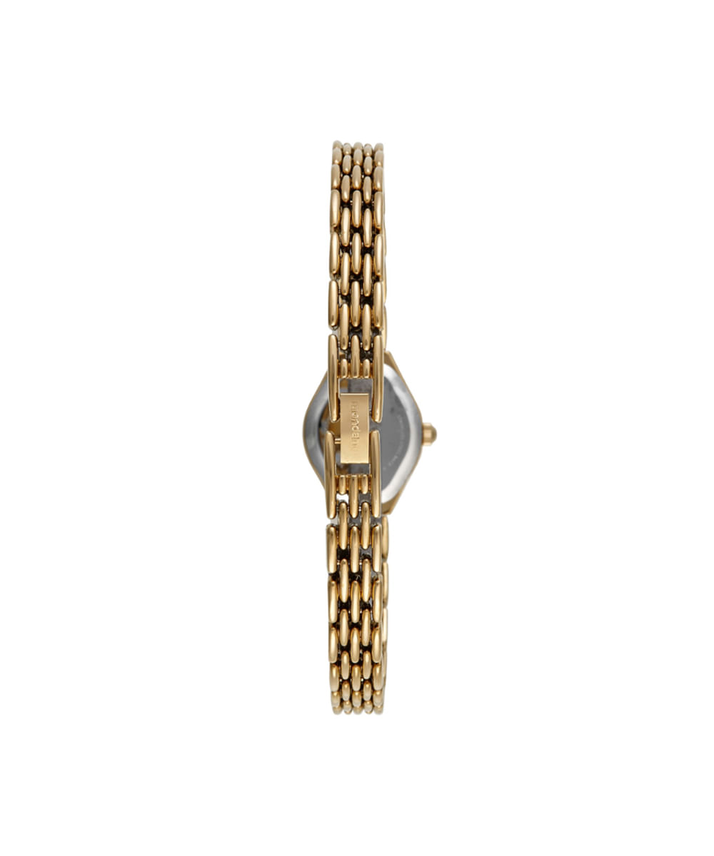 kit relógio feminino mondaine analógico 99782lpmvdm1kc dourado