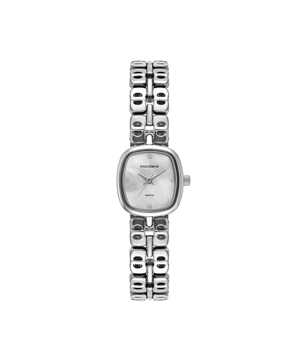 relógio feminino mondaine analógico 32970l0mvnm2 prateado