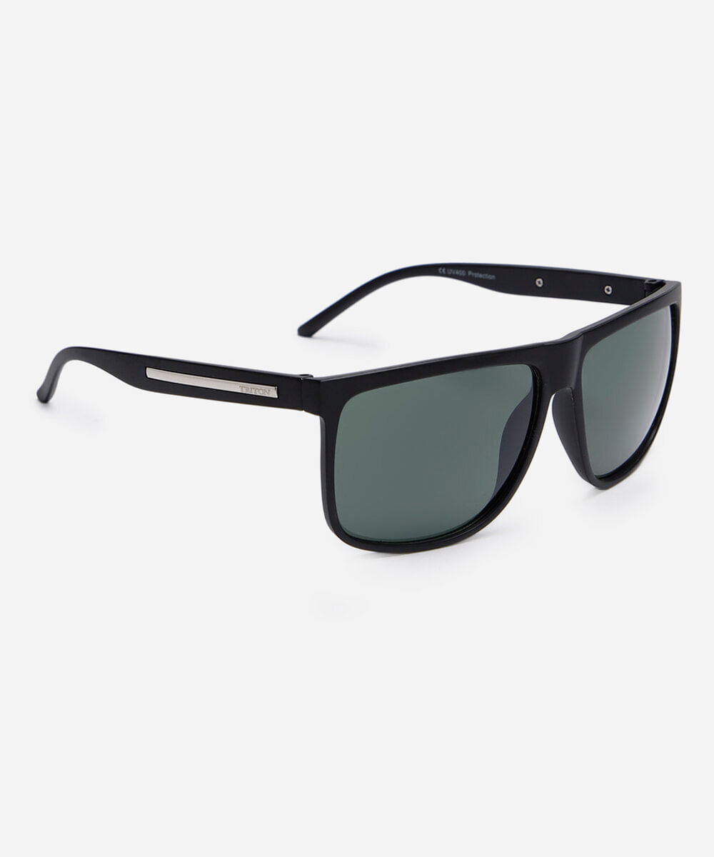 óculos de sol quadrado triton preto