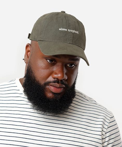 bone masculino aba curva alma tropical verde