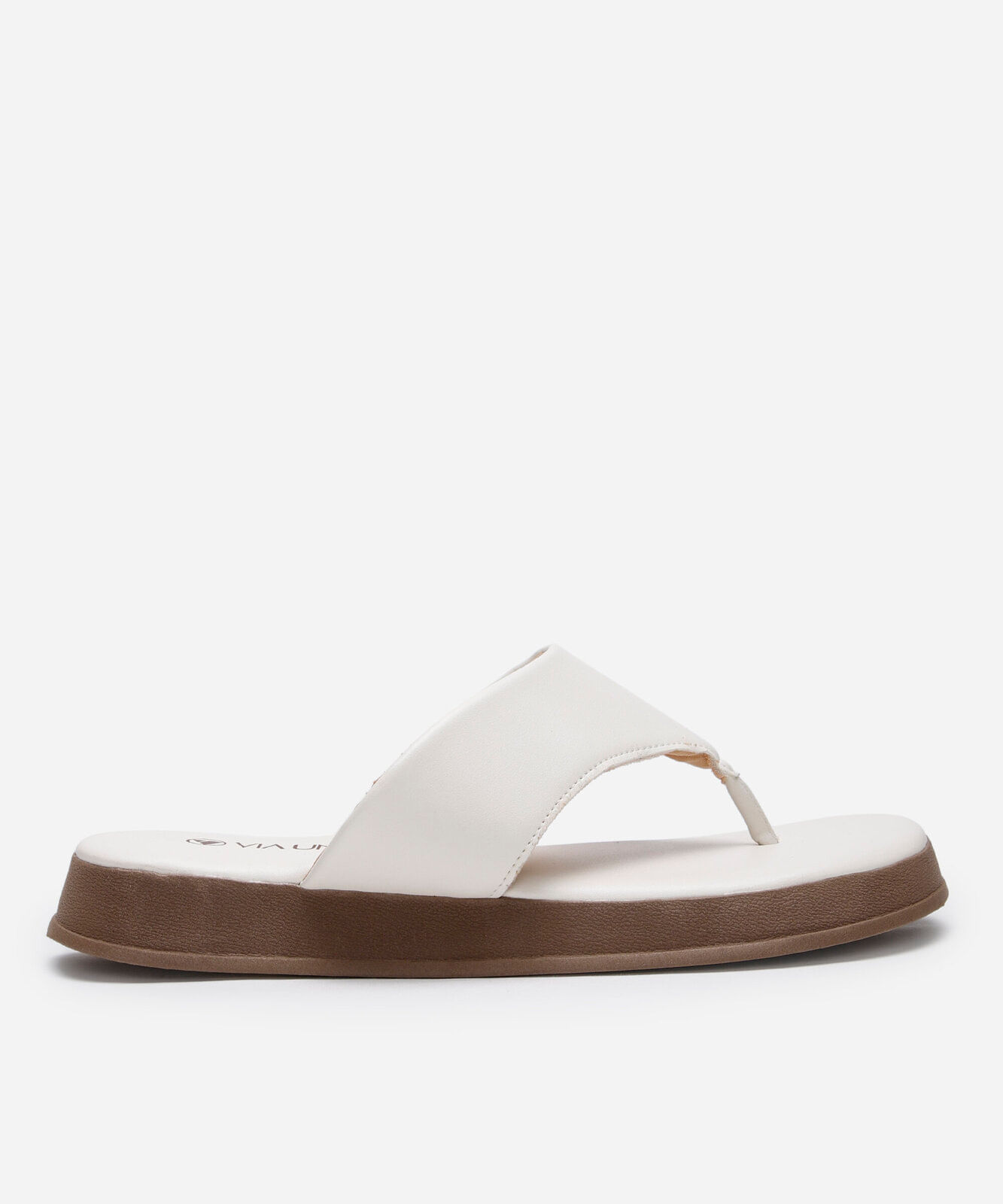 rasteirinha flatform via uno off white