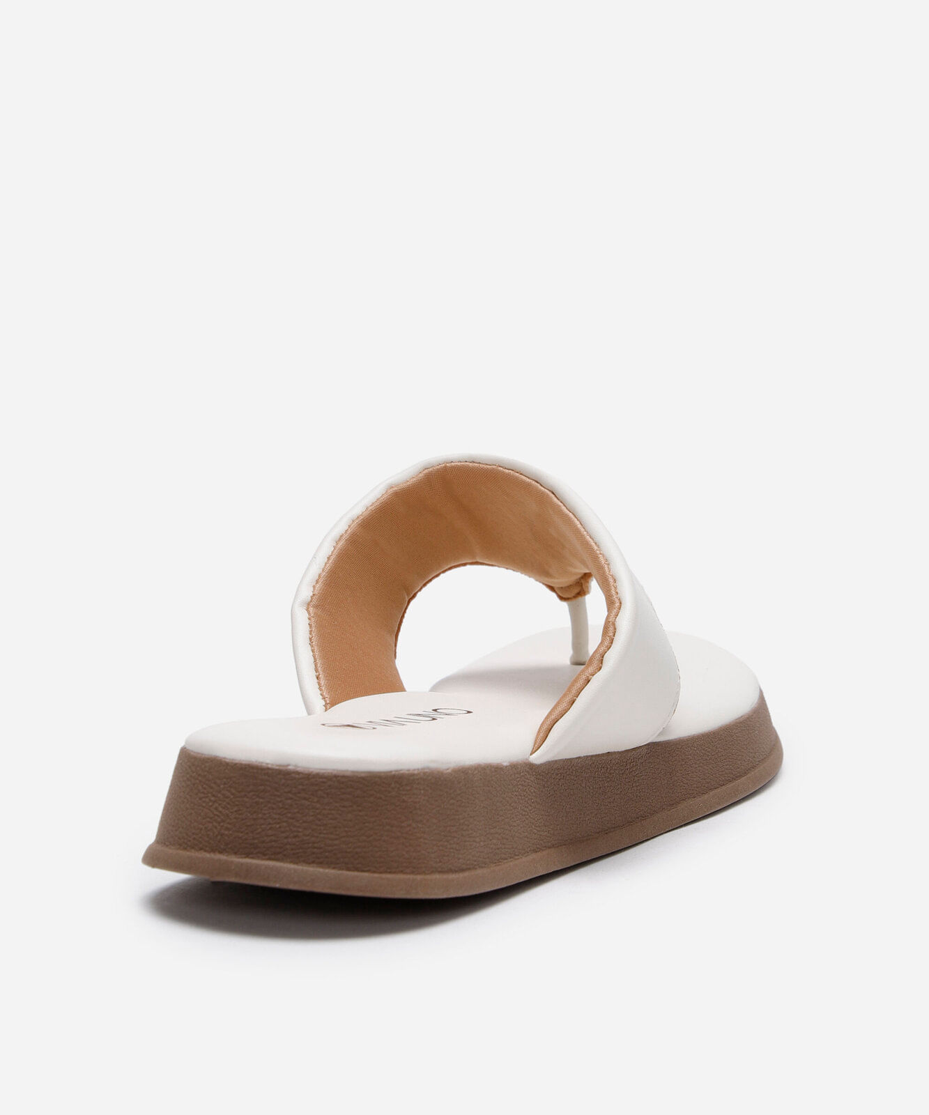 rasteirinha flatform via uno off white
