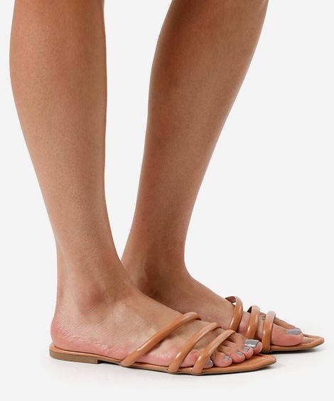 rasteirinha bico fino via uno rosa