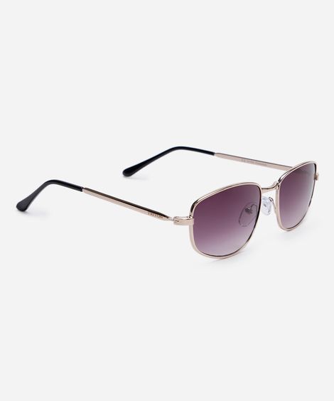 óculos de sol oval triton dourado