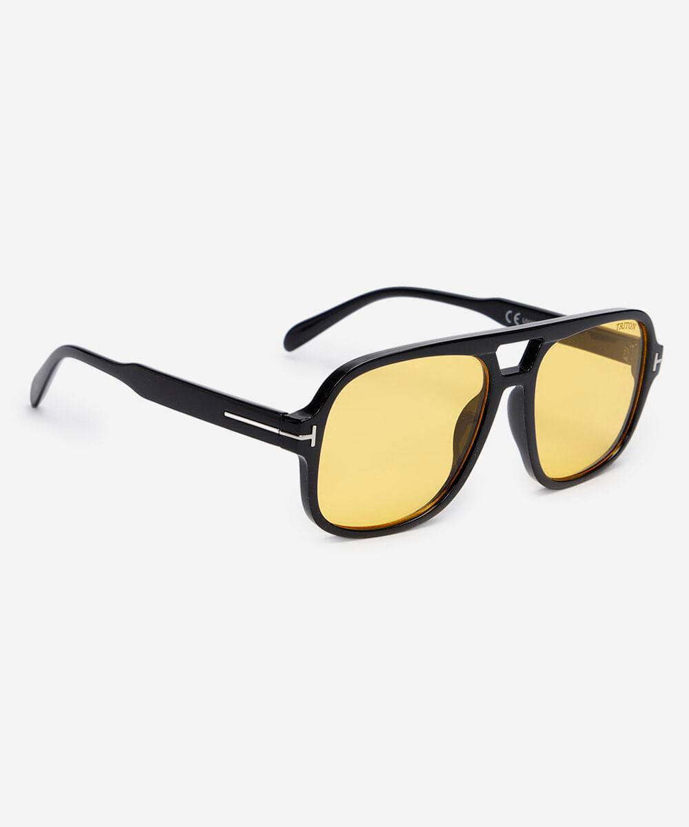 óculos de sol aviador triton preto