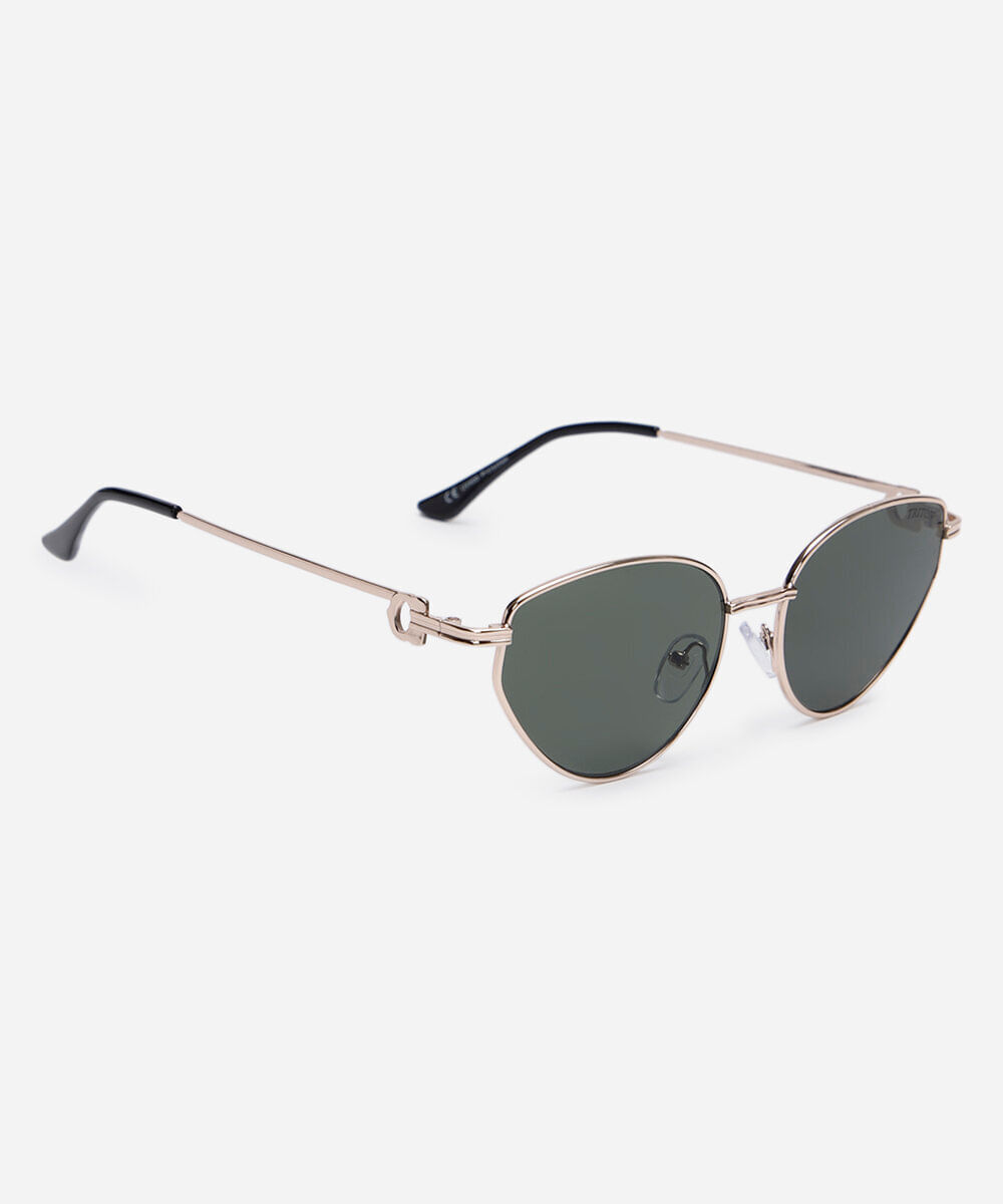 óculos de sol oval triton dourado