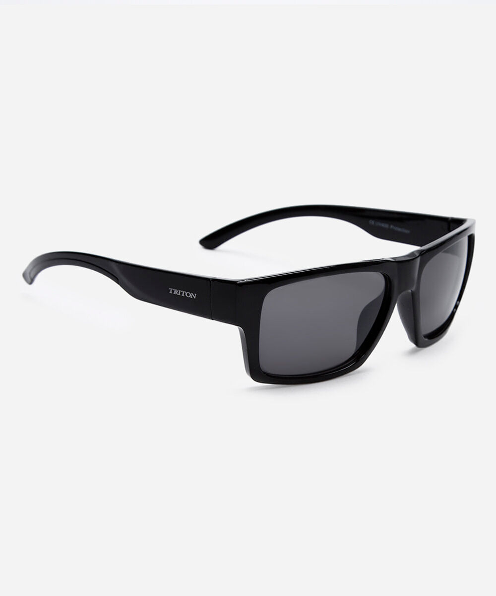 óculos de sol quadrado triton preto