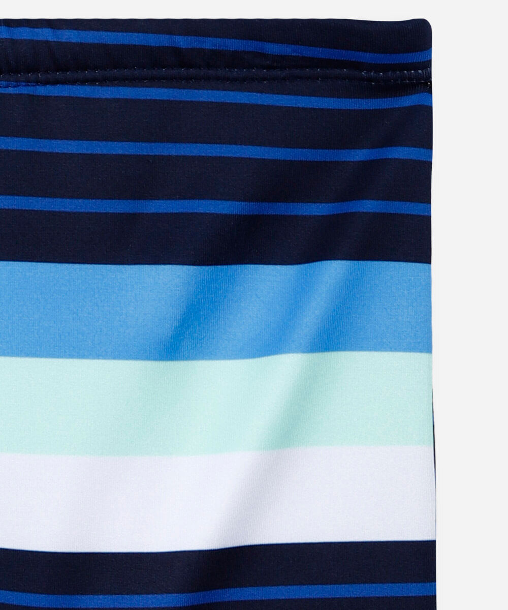 sunga boxer infantil listrada proteção uv azul