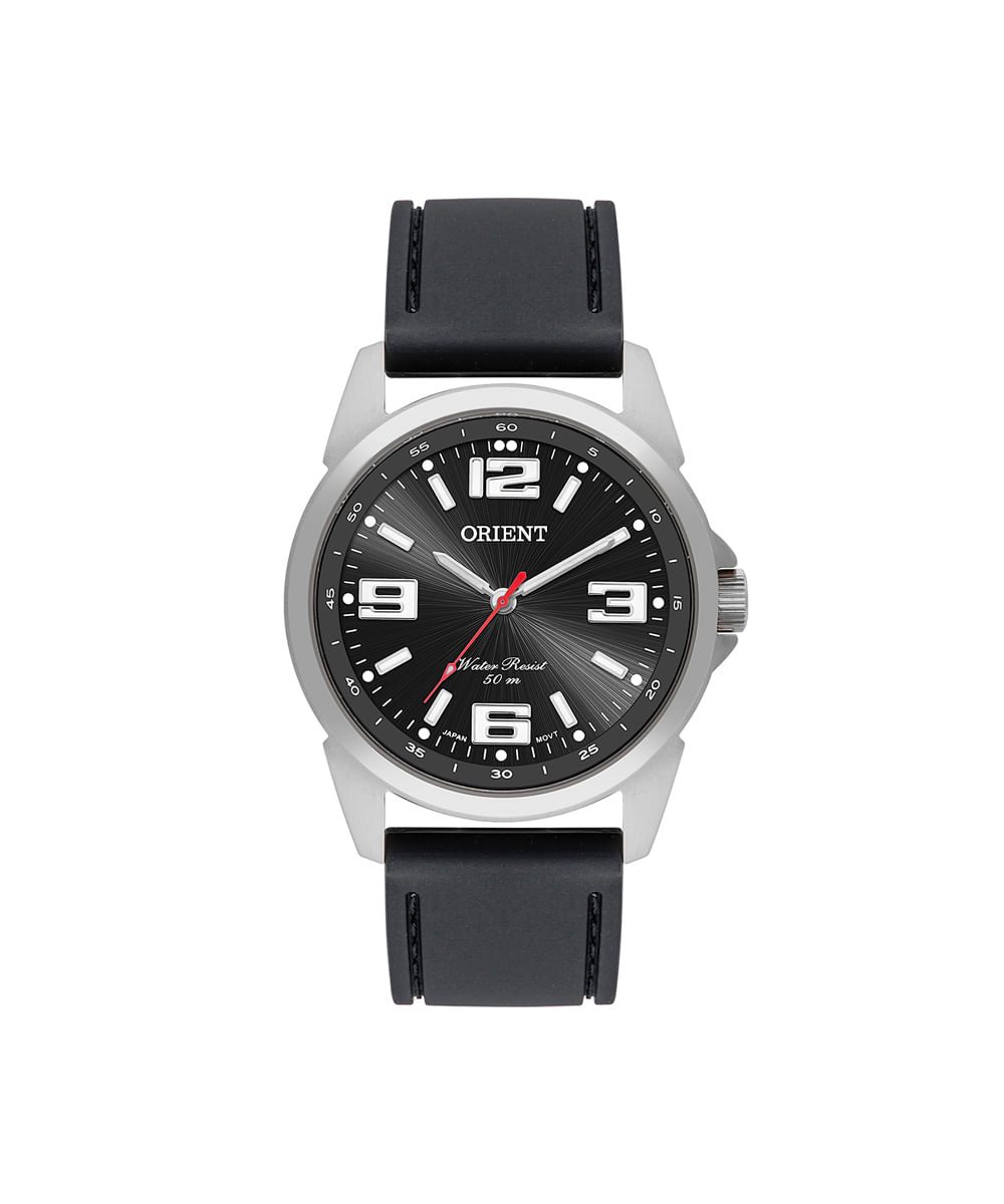 relógio masculino orient analógico mbsp0002 p2px prateado