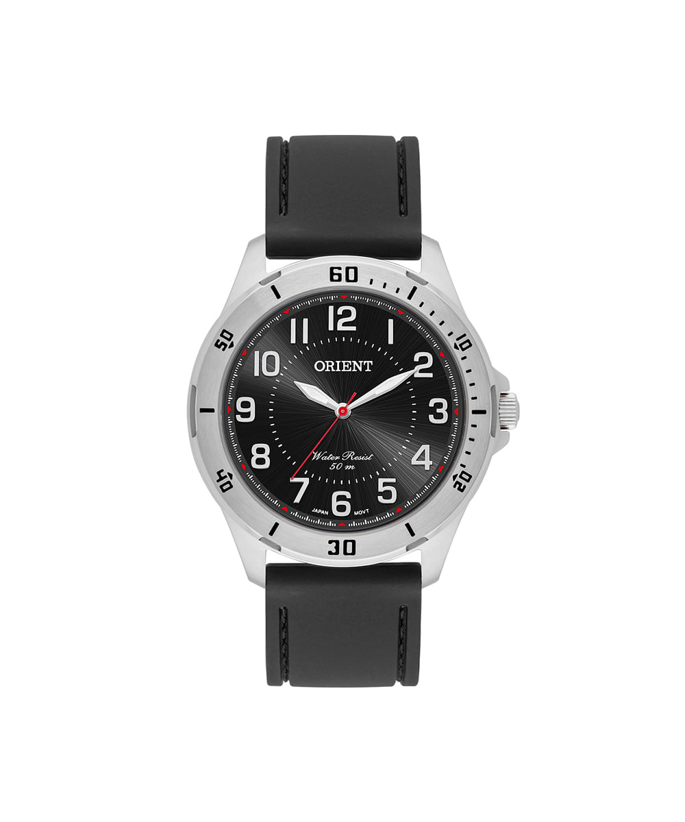 relógio masculino orient analógico mbsp0003 p2px prateado