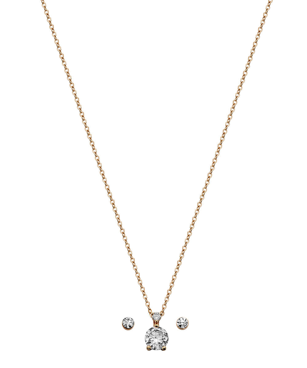 kit relógio feminino mondaine analógico 32606lpmkde1k1 dourado