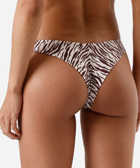 biquíni calcinha asa delta feminino animal print colorido