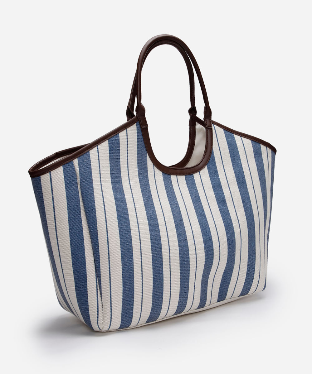 bolsa shopper azul