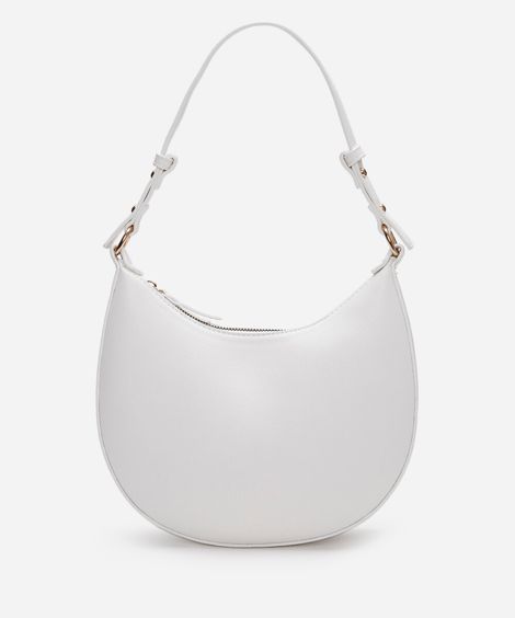 bolsa baguete alça fina branca