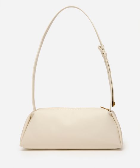 bolsa shoulder alongada soft off white