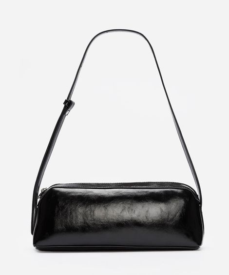 bolsa baguete estruturada babi louise preta