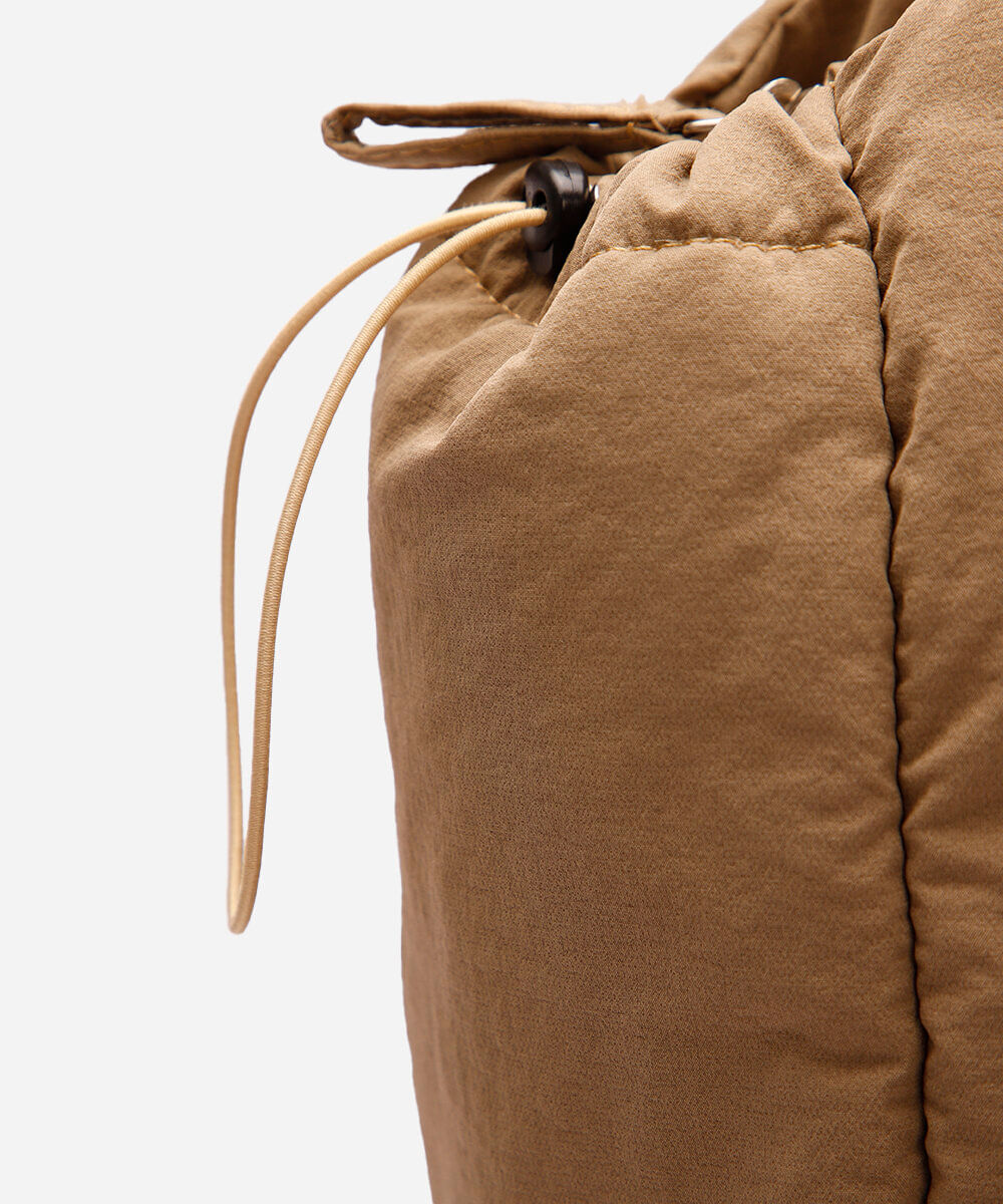 bolsa tote feminina texturizada bege