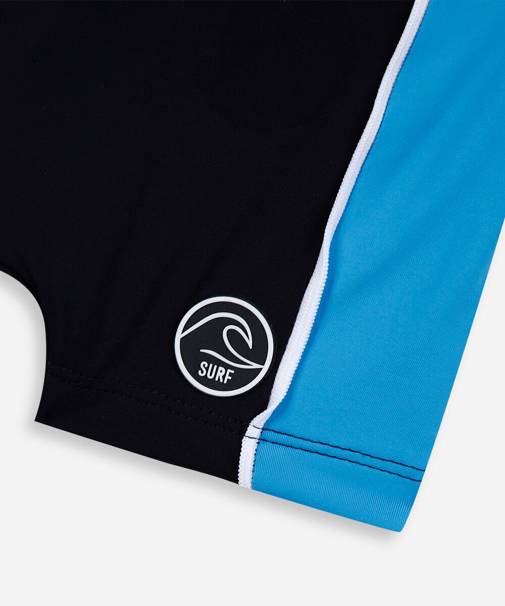 sunga boxer infantil surf preto
