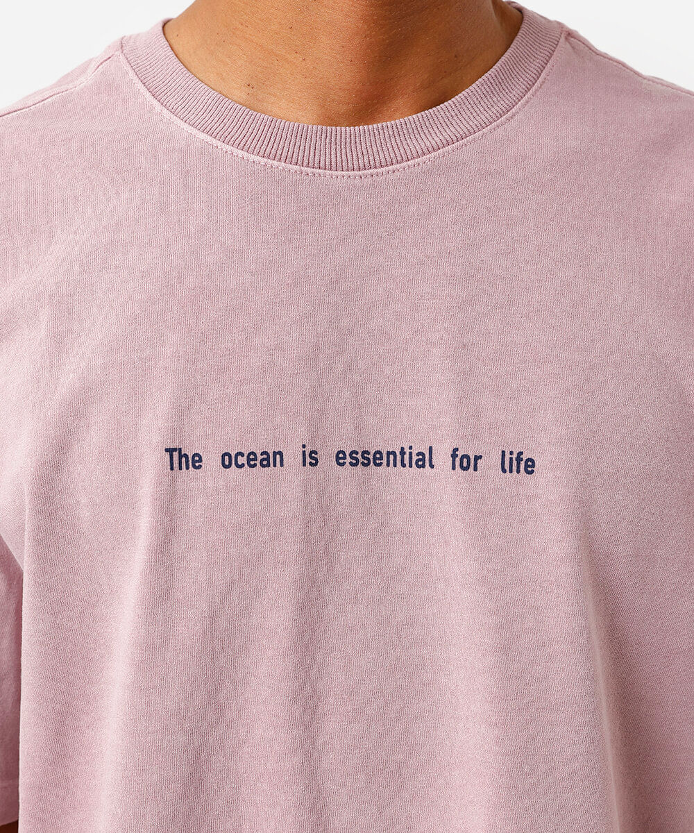 camiseta masculina de algodão estampada estonada rosa