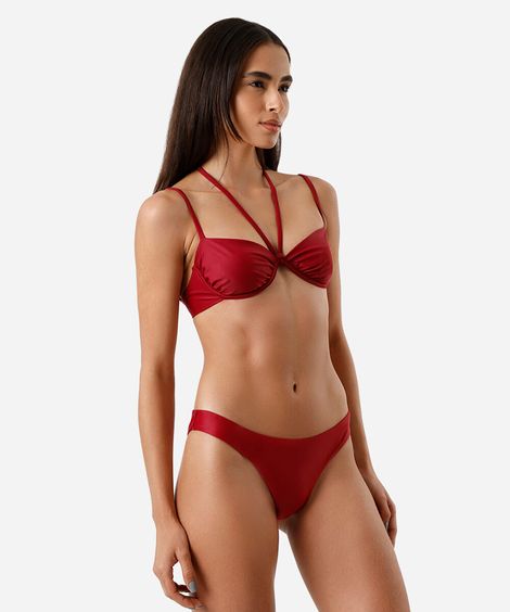 biquíni calcinha asa delta feminino vinho
