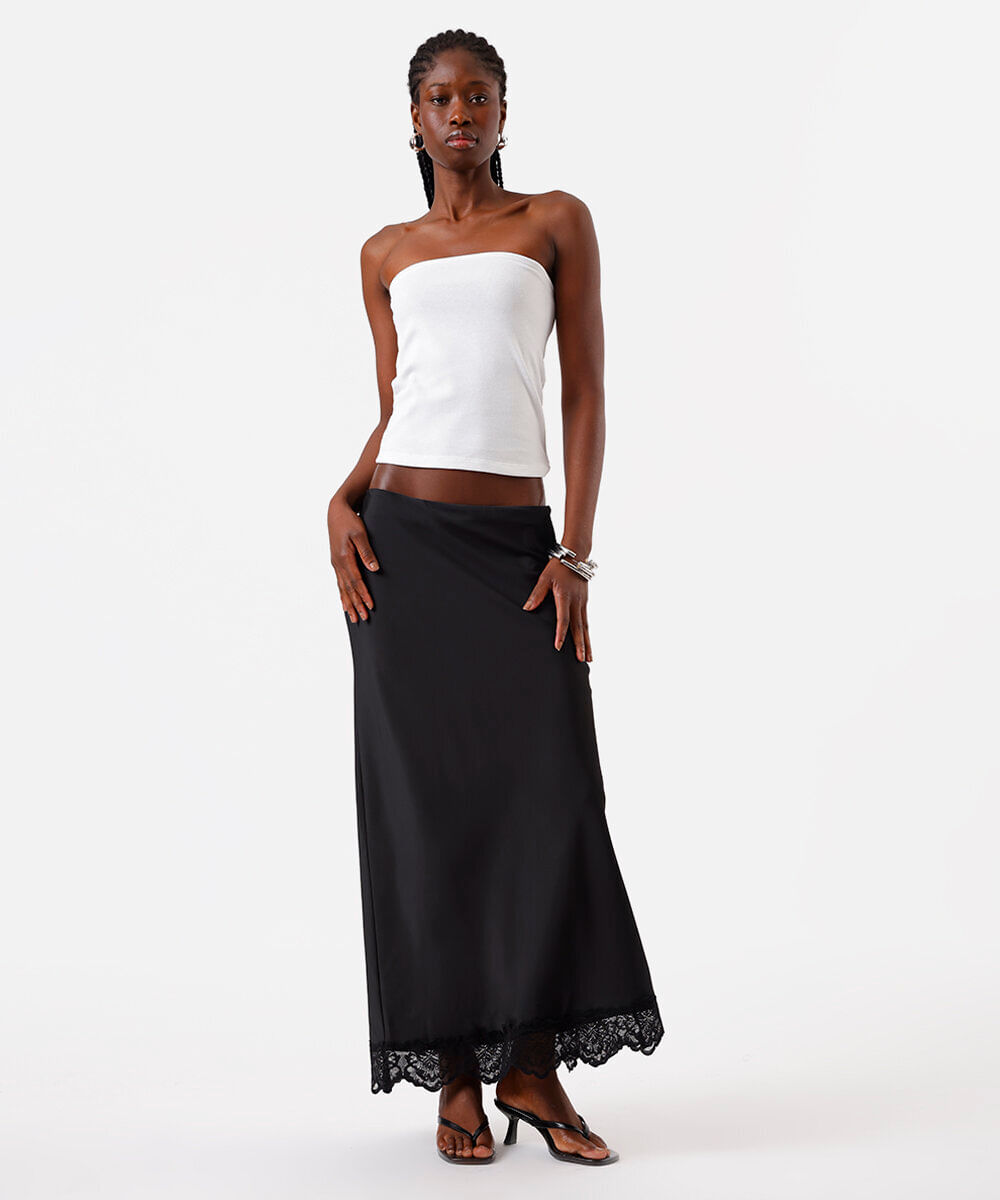 blusa sem alça feminina de algodão básica off white