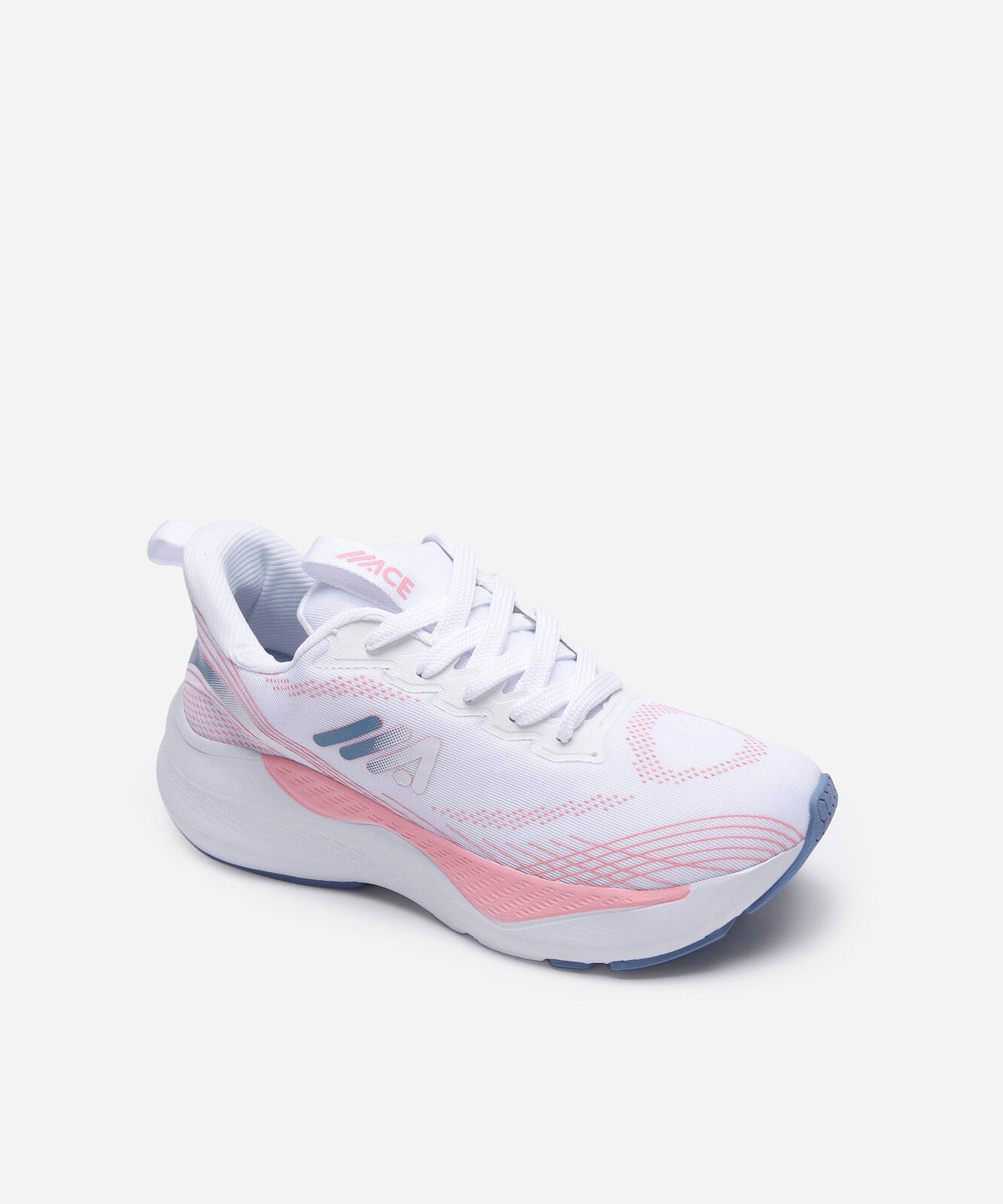 tênis esportivo estampado branco