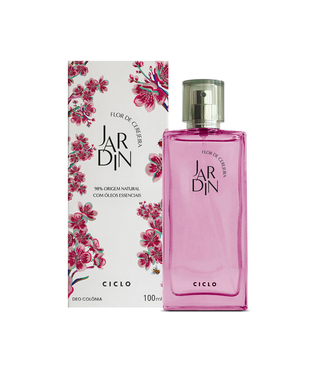 perfume feminino deo colônia ciclo jardin flor de cerejeira 100ml