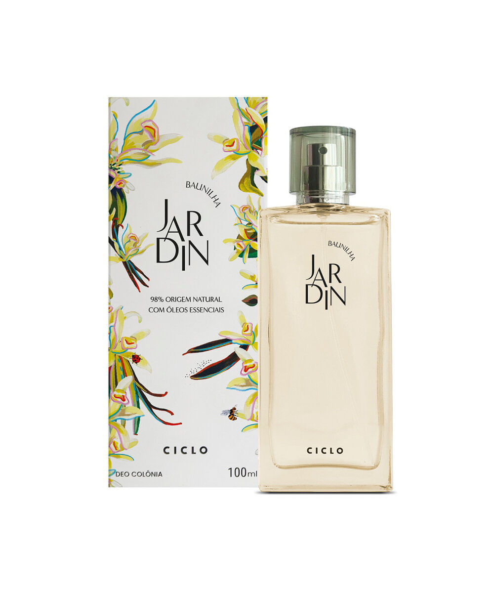 perfume feminino deo colônia ciclo jardin baunilha 100ml