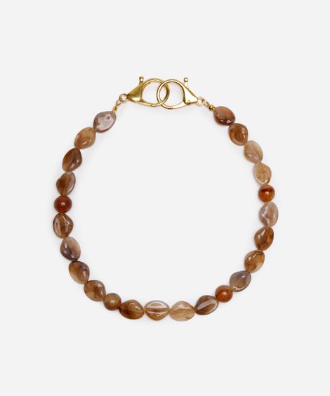 chaveiro bag charm pedras marrom