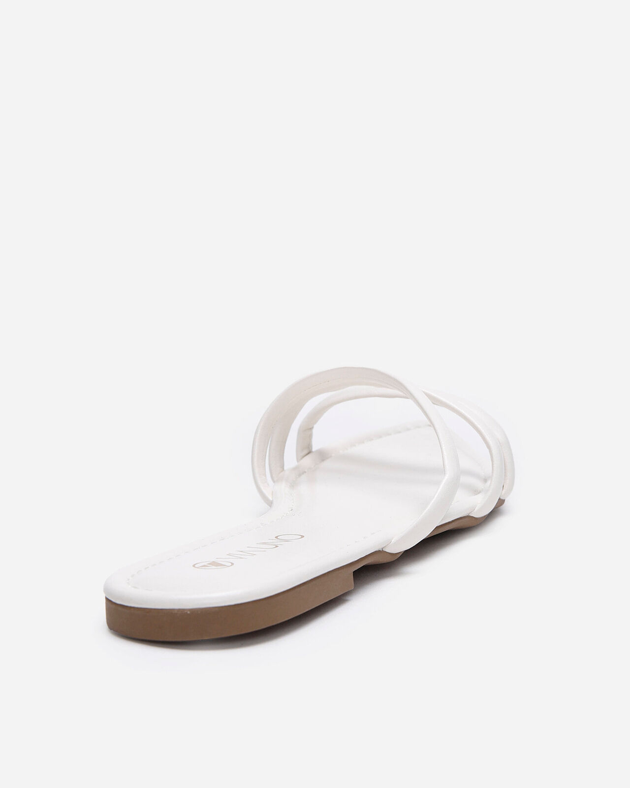 rasteirinha bico fino via uno off white