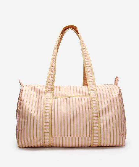 mala listrada  rosa