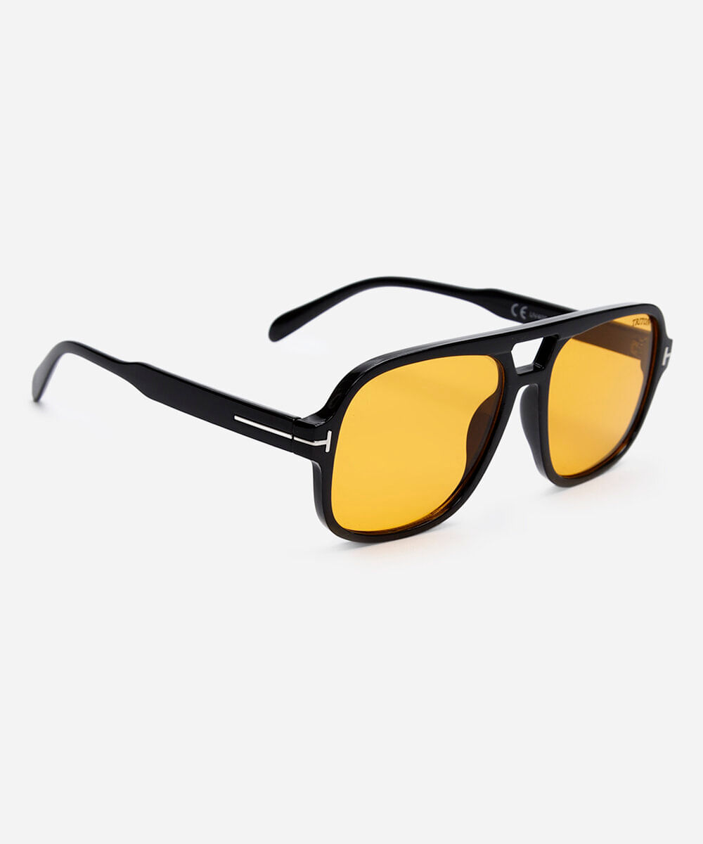 óculos de sol aviador triton preto
