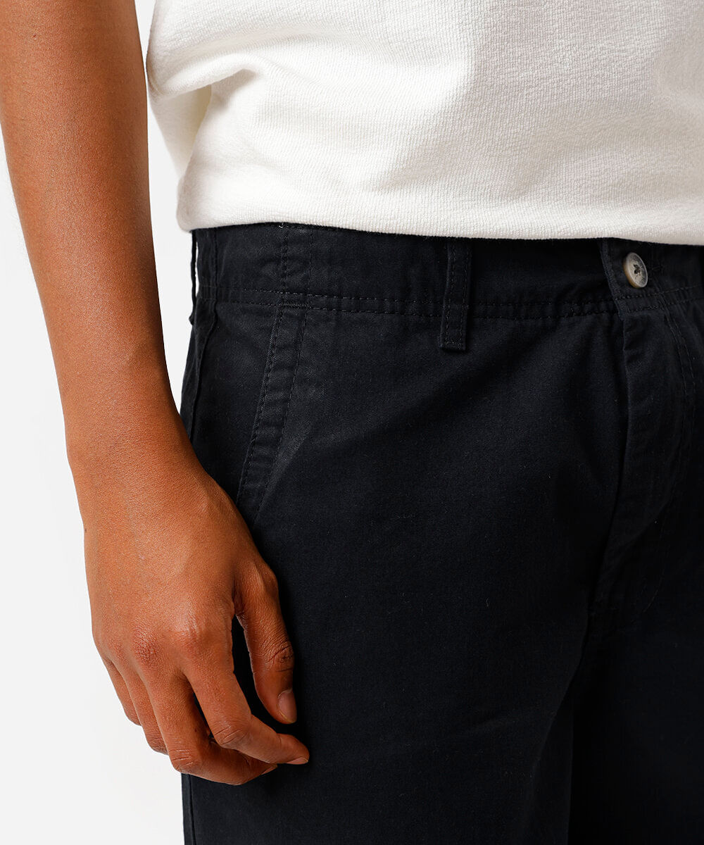 Bermuda Reta de Sarja - preto