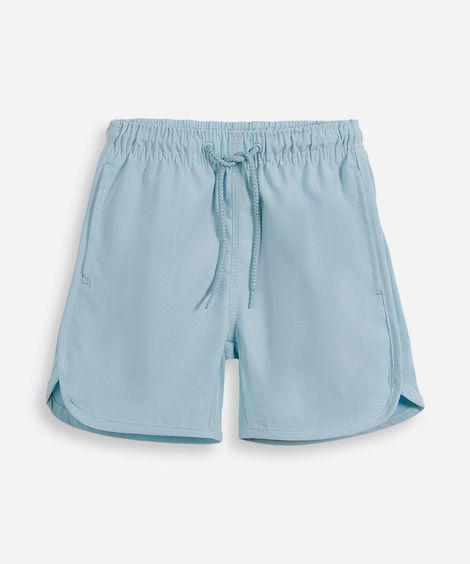 bermuda boardshort infantil lisa azul