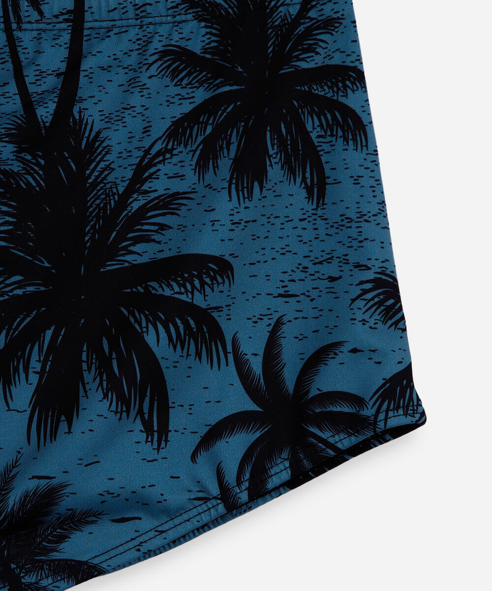 sunga boxer masculina coqueiros colorido