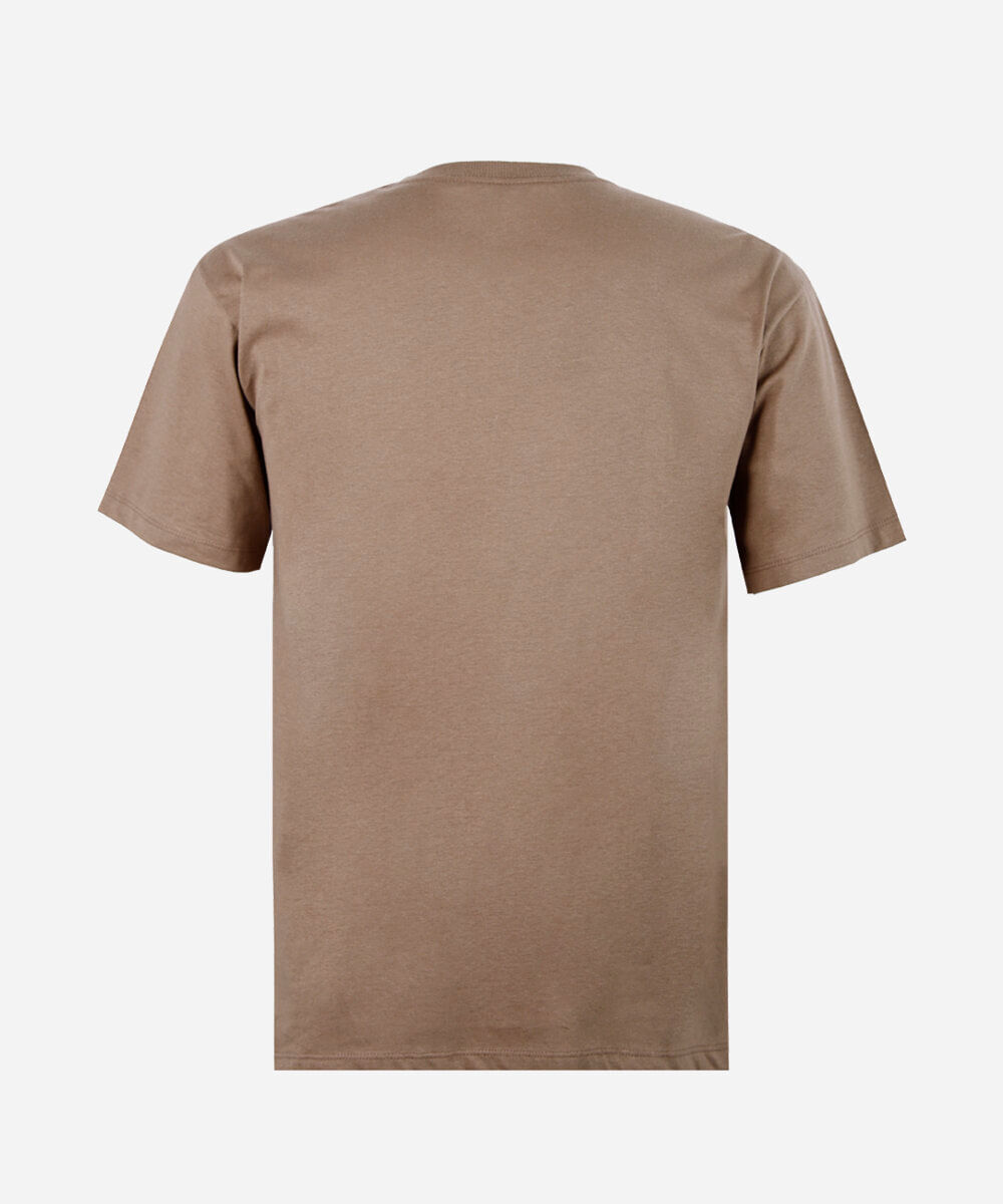 camiseta juvenil de algodão camaro bege