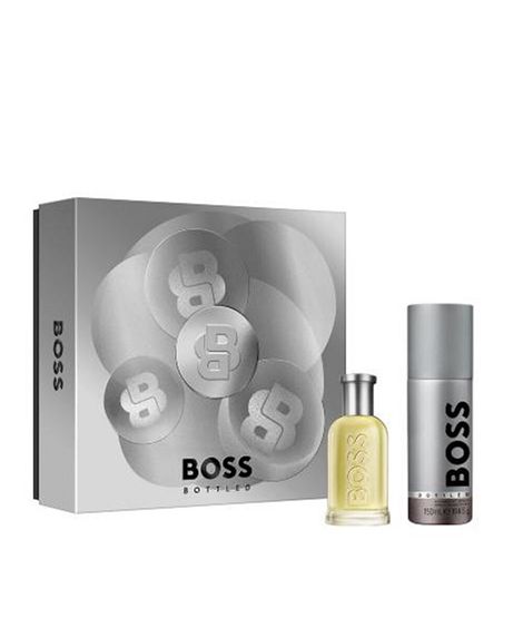 kit perfume masculino hugo boss bottled edt 50ml e desodorante 150ml
